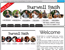 Tablet Screenshot of burwellbash.info